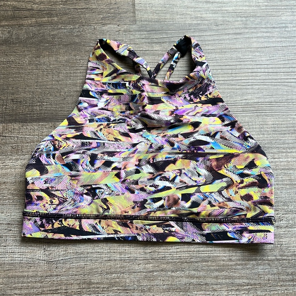 Lululemon SeaWheeze Ltd Edition Energy Bra High Neck | Size 6